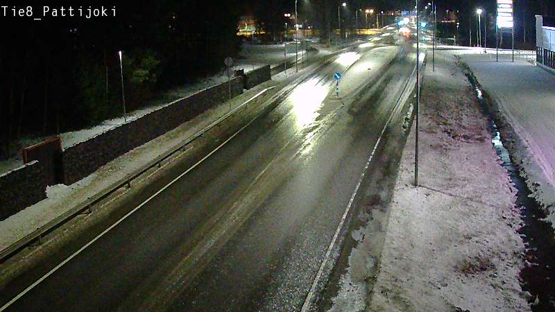 Weather Camera Image Väg 8 Raahe, Pattijoki, Raahe, Pohjois-Pohjanmaa