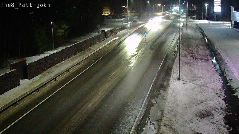 Weather Camera Image Väg 8 Raahe, Pattijoki, Raahe, Pohjois-Pohjanmaa