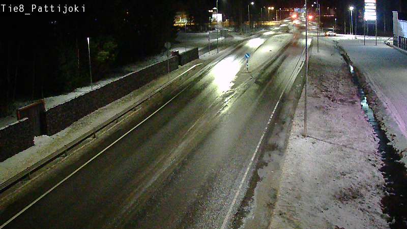 Weather Camera Image Väg 8 Raahe, Pattijoki, Raahe, Pohjois-Pohjanmaa
