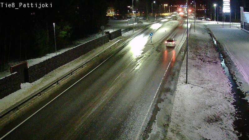 Weather Camera Image Väg 8 Raahe, Pattijoki, Raahe, Pohjois-Pohjanmaa