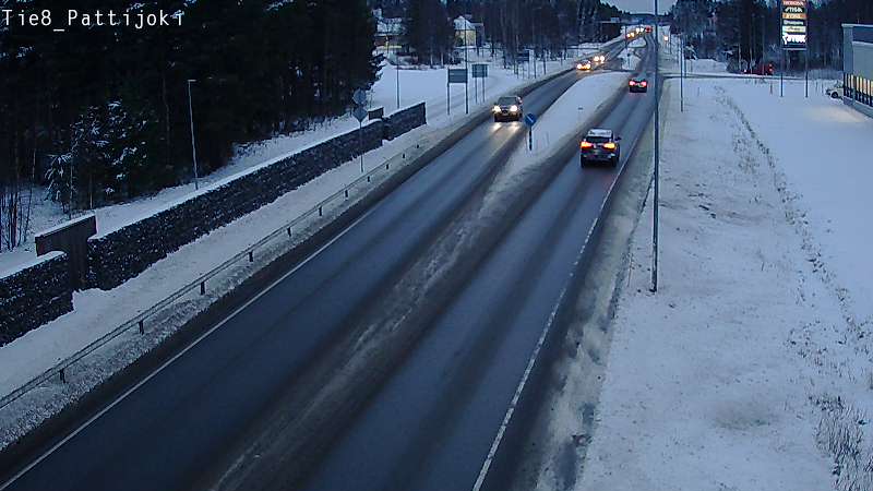 Kelikamerat Kuva Tie 8 Raahe, Pattijoki, Raahe, Pohjois-Pohjanmaa