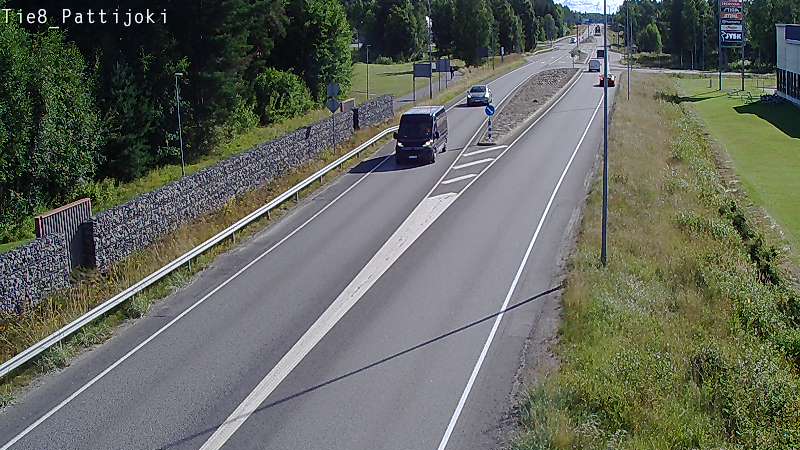 Weather Camera Image Road 8 Raahe, Pattijoki, Raahe, Pohjois-Pohjanmaa