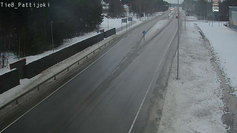 Weather Camera Image Väg 8 Raahe, Pattijoki, Raahe, Pohjois-Pohjanmaa