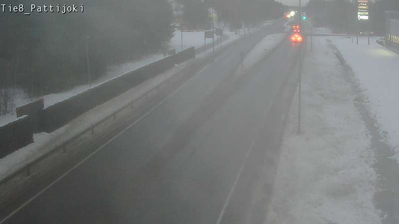 Weather Camera Image Road 8 Raahe, Pattijoki, Raahe, Pohjois-Pohjanmaa