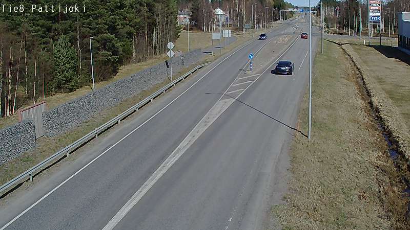 Kelikamerat Kuva Tie 8 Raahe, Pattijoki, Raahe, Pohjois-Pohjanmaa