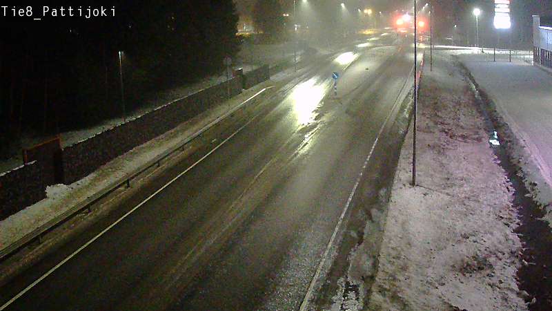 Weather Camera Image Väg 8 Raahe, Pattijoki, Raahe, Pohjois-Pohjanmaa