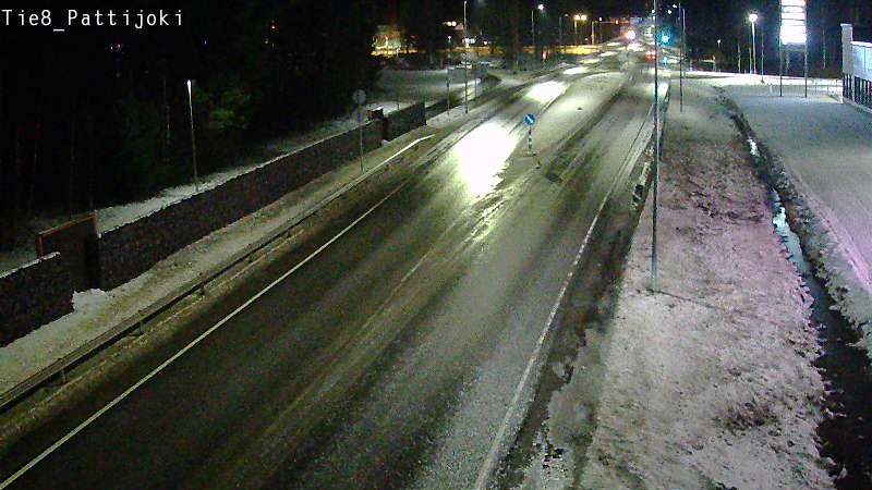 Weather Camera Image Väg 8 Raahe, Pattijoki, Raahe, Pohjois-Pohjanmaa