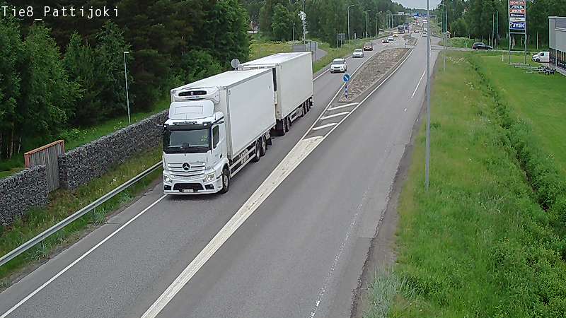 Kelikamerat Kuva Tie 8 Raahe, Pattijoki, Raahe, Pohjois-Pohjanmaa
