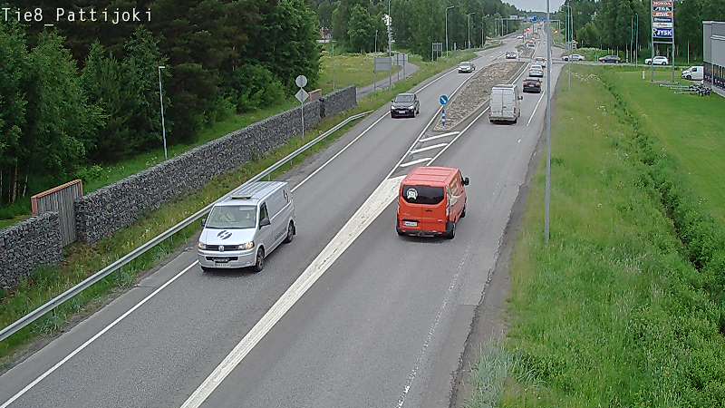 Kelikamerat Kuva Tie 8 Raahe, Pattijoki, Raahe, Pohjois-Pohjanmaa
