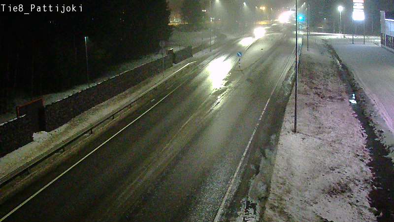 Weather Camera Image Väg 8 Raahe, Pattijoki, Raahe, Pohjois-Pohjanmaa