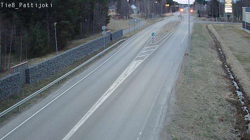 Weather Camera Image Väg 8 Raahe, Pattijoki, Raahe, Pohjois-Pohjanmaa