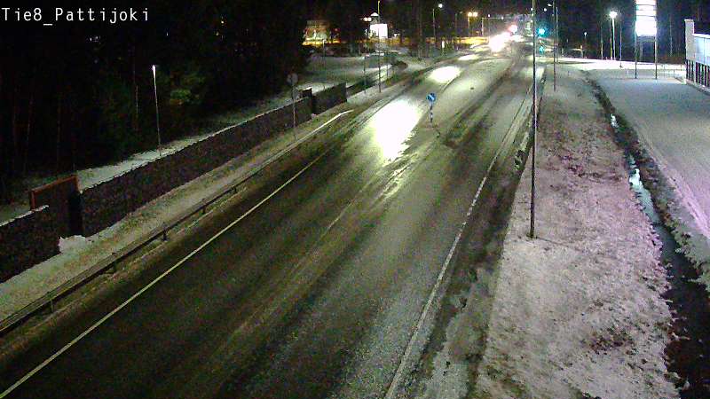 Weather Camera Image Väg 8 Raahe, Pattijoki, Raahe, Pohjois-Pohjanmaa