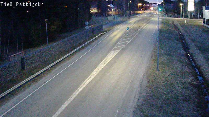 Weather Camera Image Väg 8 Raahe, Pattijoki, Raahe, Pohjois-Pohjanmaa