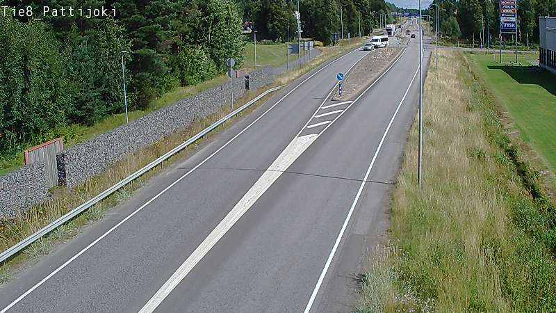 Weather Camera Image Road 8 Raahe, Pattijoki, Raahe, Pohjois-Pohjanmaa