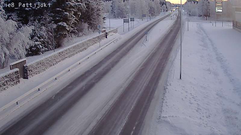 Weather Camera Image Road 8 Raahe, Pattijoki, Raahe, Pohjois-Pohjanmaa