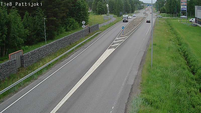 Kelikamerat Kuva Tie 8 Raahe, Pattijoki, Raahe, Pohjois-Pohjanmaa