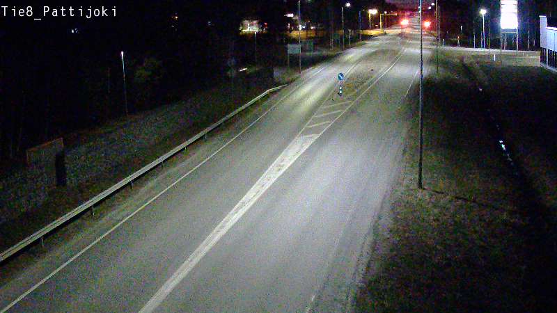 Weather Camera Image Väg 8 Raahe, Pattijoki, Raahe, Pohjois-Pohjanmaa