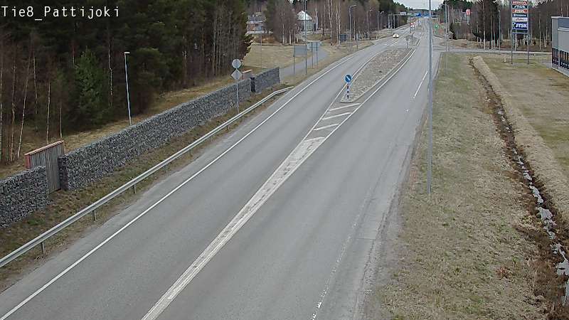 Weather Camera Image Väg 8 Raahe, Pattijoki, Raahe, Pohjois-Pohjanmaa