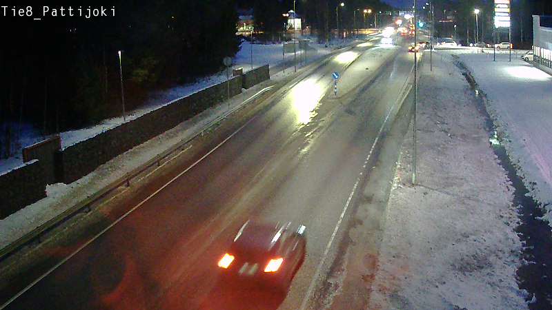 Weather Camera Image Väg 8 Raahe, Pattijoki, Raahe, Pohjois-Pohjanmaa