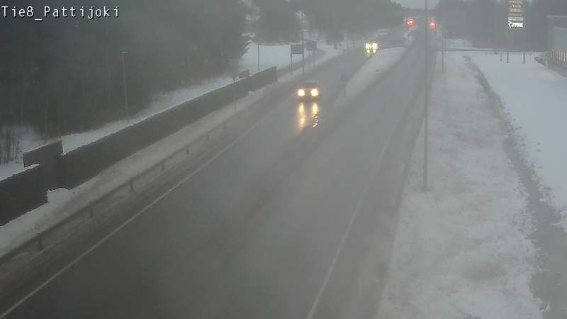 Weather Camera Image Road 8 Raahe, Pattijoki, Raahe, Pohjois-Pohjanmaa