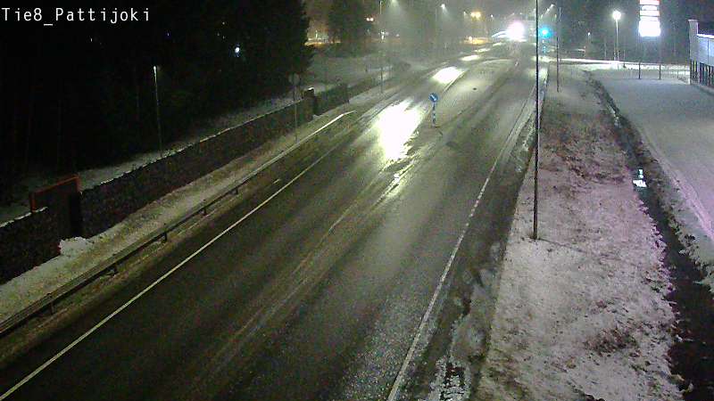 Weather Camera Image Väg 8 Raahe, Pattijoki, Raahe, Pohjois-Pohjanmaa