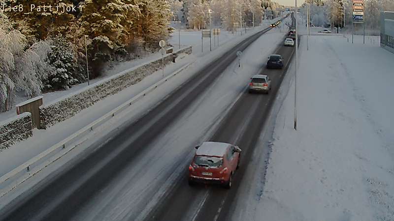 Weather Camera Image Road 8 Raahe, Pattijoki, Raahe, Pohjois-Pohjanmaa