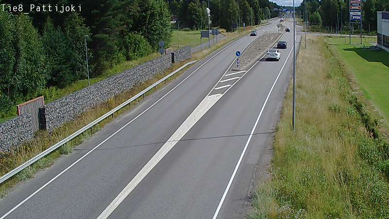 Weather Camera Image Väg 8 Raahe, Pattijoki, Raahe, Pohjois-Pohjanmaa