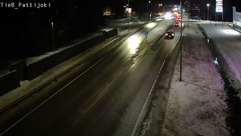 Weather Camera Image Väg 8 Raahe, Pattijoki, Raahe, Pohjois-Pohjanmaa