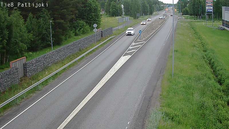 Kelikamerat Kuva Tie 8 Raahe, Pattijoki, Raahe, Pohjois-Pohjanmaa