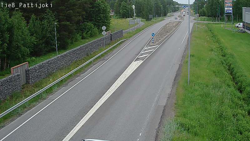 Kelikamerat Kuva Tie 8 Raahe, Pattijoki, Raahe, Pohjois-Pohjanmaa