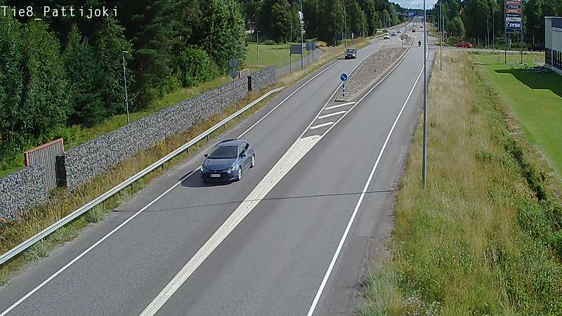 Weather Camera Image Väg 8 Raahe, Pattijoki, Raahe, Pohjois-Pohjanmaa