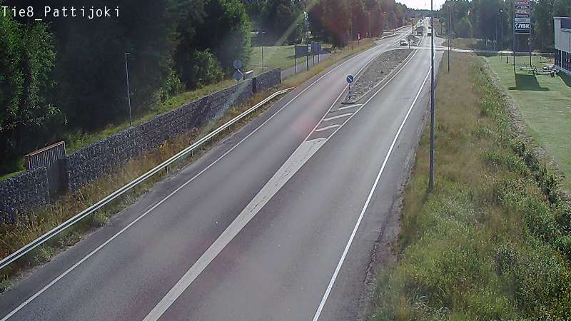 Weather Camera Image Road 8 Raahe, Pattijoki, Raahe, Pohjois-Pohjanmaa