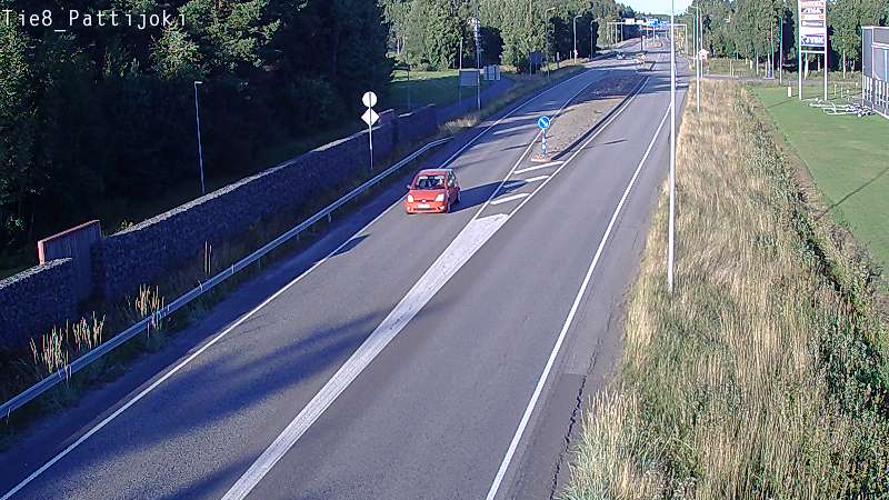 Weather Camera Image Road 8 Raahe, Pattijoki, Raahe, Pohjois-Pohjanmaa
