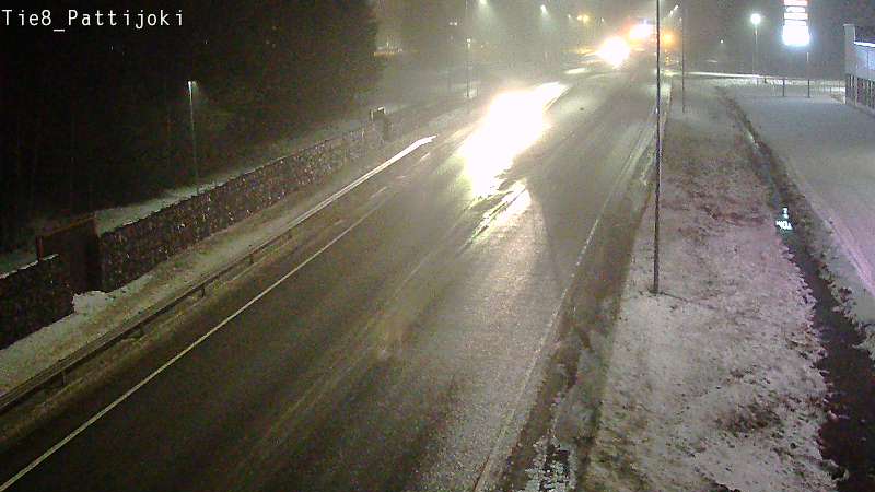 Weather Camera Image Väg 8 Raahe, Pattijoki, Raahe, Pohjois-Pohjanmaa