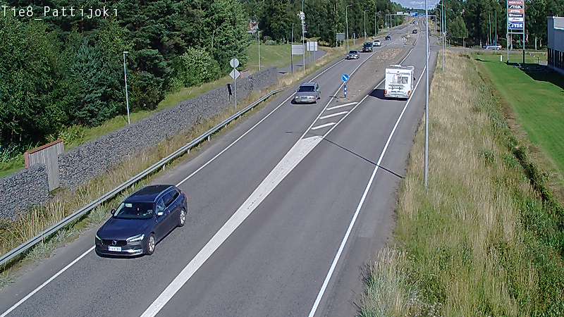 Weather Camera Image Road 8 Raahe, Pattijoki, Raahe, Pohjois-Pohjanmaa