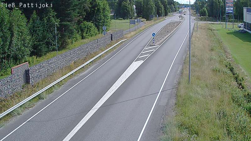 Weather Camera Image Road 8 Raahe, Pattijoki, Raahe, Pohjois-Pohjanmaa