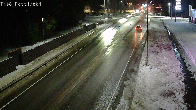 Weather Camera Image Väg 8 Raahe, Pattijoki, Raahe, Pohjois-Pohjanmaa