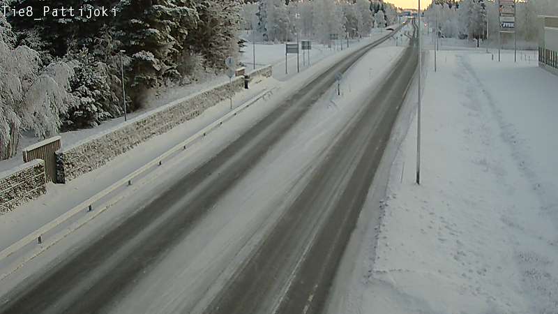 Weather Camera Image Road 8 Raahe, Pattijoki, Raahe, Pohjois-Pohjanmaa