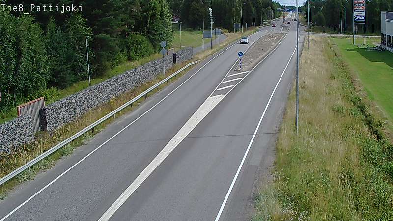 Weather Camera Image Väg 8 Raahe, Pattijoki, Raahe, Pohjois-Pohjanmaa