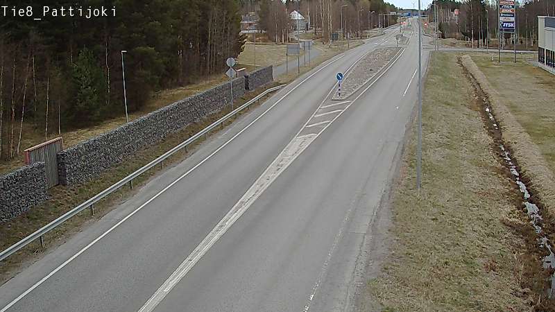 Weather Camera Image Väg 8 Raahe, Pattijoki, Raahe, Pohjois-Pohjanmaa