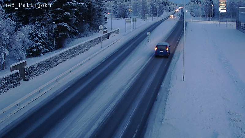 Weather Camera Image Road 8 Raahe, Pattijoki, Raahe, Pohjois-Pohjanmaa