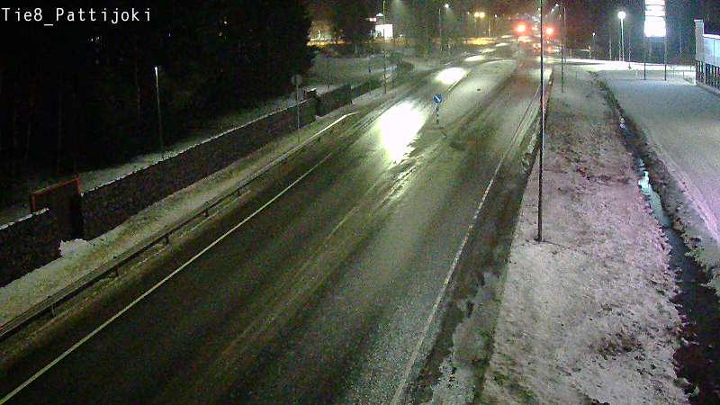 Weather Camera Image Väg 8 Raahe, Pattijoki, Raahe, Pohjois-Pohjanmaa