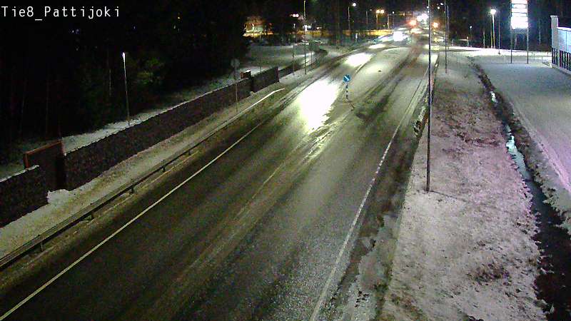 Weather Camera Image Väg 8 Raahe, Pattijoki, Raahe, Pohjois-Pohjanmaa