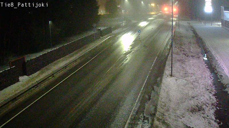 Weather Camera Image Väg 8 Raahe, Pattijoki, Raahe, Pohjois-Pohjanmaa