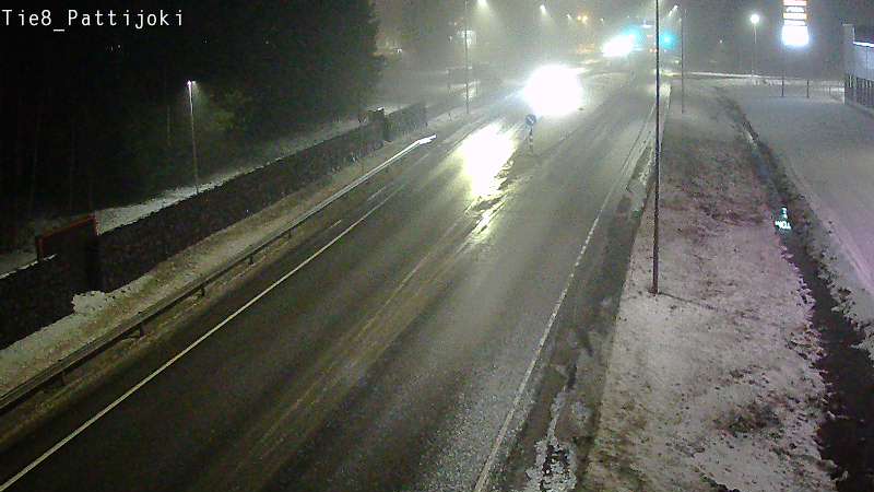 Weather Camera Image Väg 8 Raahe, Pattijoki, Raahe, Pohjois-Pohjanmaa