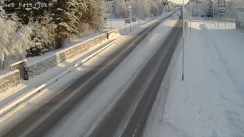 Weather Camera Image Road 8 Raahe, Pattijoki, Raahe, Pohjois-Pohjanmaa