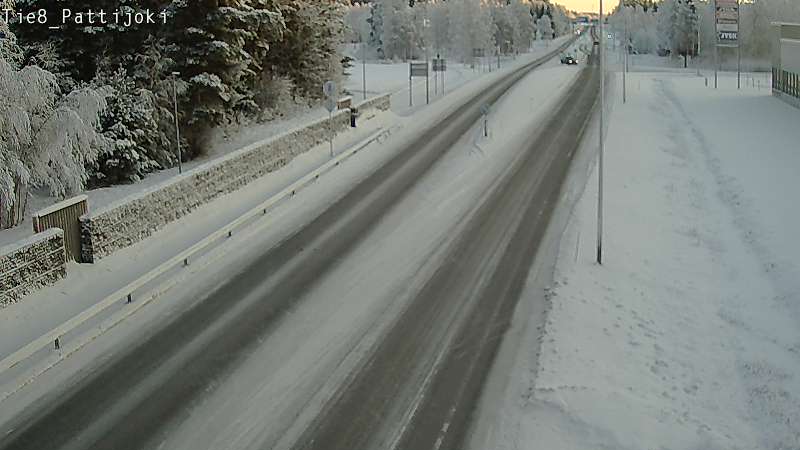 Weather Camera Image Road 8 Raahe, Pattijoki, Raahe, Pohjois-Pohjanmaa