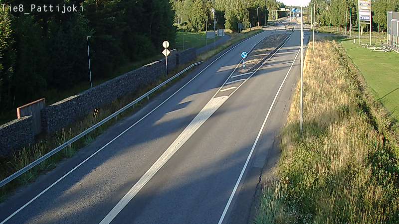 Weather Camera Image Road 8 Raahe, Pattijoki, Raahe, Pohjois-Pohjanmaa
