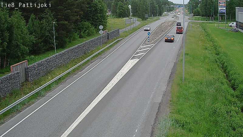 Kelikamerat Kuva Tie 8 Raahe, Pattijoki, Raahe, Pohjois-Pohjanmaa