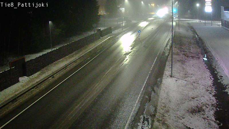 Weather Camera Image Väg 8 Raahe, Pattijoki, Raahe, Pohjois-Pohjanmaa